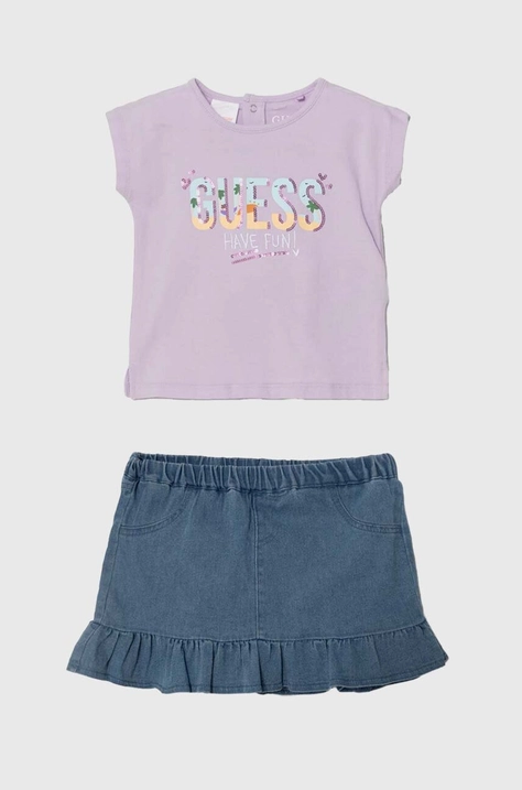 Guess compleu bebe culoarea violet