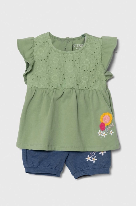 Guess compleu bebe culoarea verde