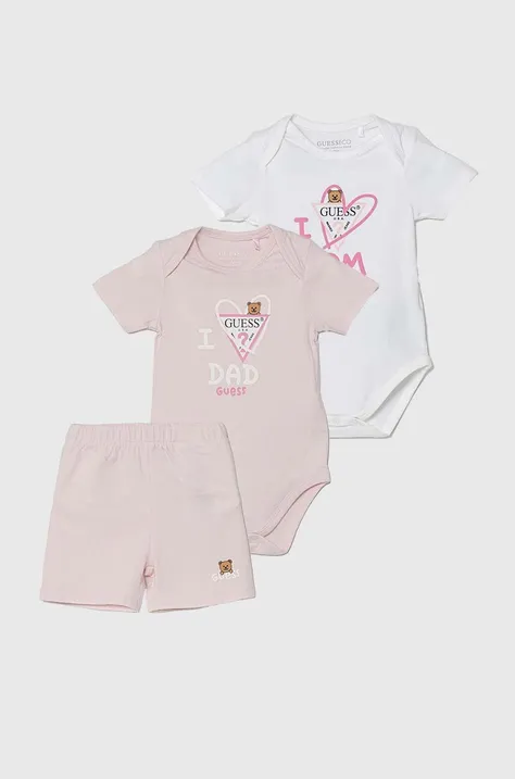 Комплект для младенцев Guess цвет розовый