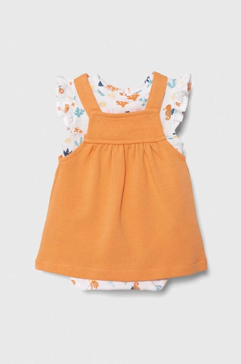 zippy compleu bebe culoarea portocaliu