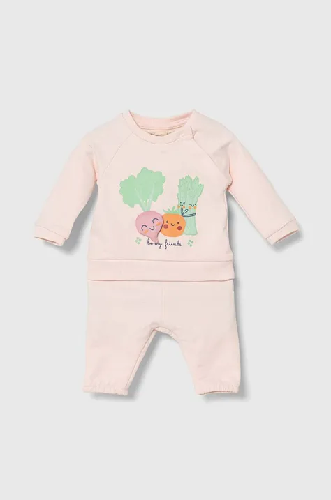 Cпортивний костюм для немовлят zippy колір рожевий