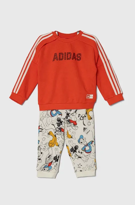Дитячий спортивний костюм adidas x Disney колір помаранчевий