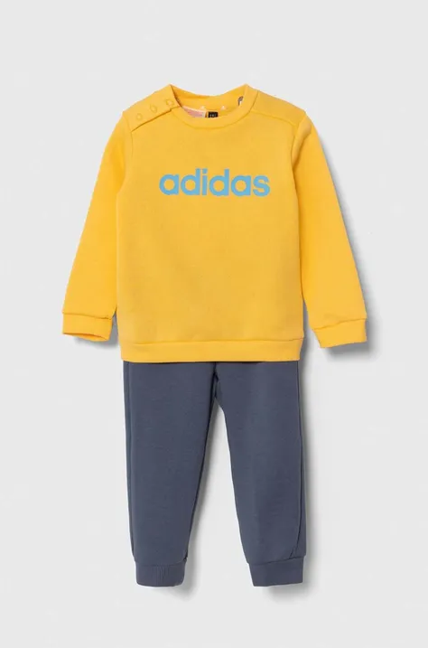 Cпортивний костюм для немовлят adidas колір жовтий