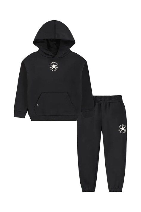 Kojenecká tepláková souprava Converse černá barva