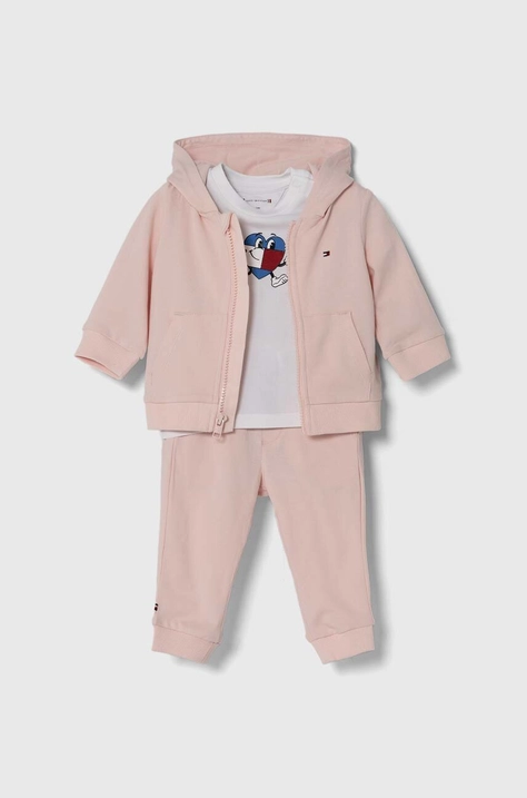 Komplet za bebe Tommy Hilfiger boja: ružičasta