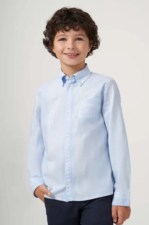 Детская хлопковая рубашка Mayoral