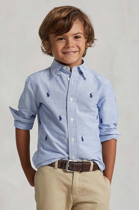 Dječja pamučna košulja Polo Ralph Lauren 3,22879E+11