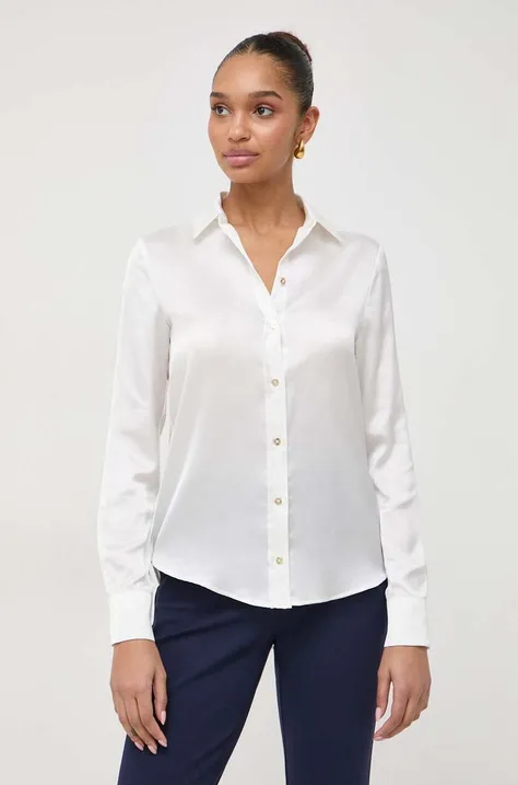Košile Marciano Guess MELISSA dámská, béžová barva, regular, s klasickým límcem, 4RGH31 7008A