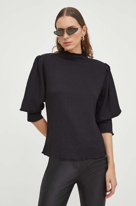2NDDAY camicetta donna colore nero