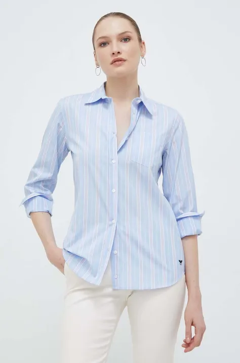 Bavlnená košeľa Weekend Max Mara dámska, regular, s klasickým golierom, 2415111121600