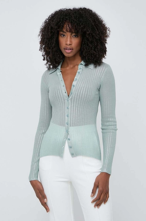 Pinko cardigan femei, culoarea verde, light, 103557 A1UQ