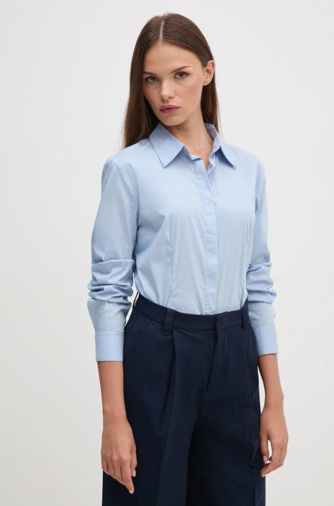 United Colors of Benetton camicia donna colore blu