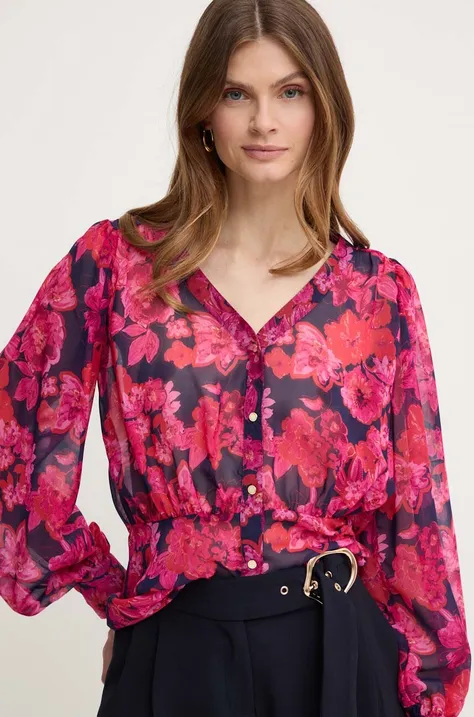 Morgan koszula CANDA.F damska kolor różowy regular CANDA.F