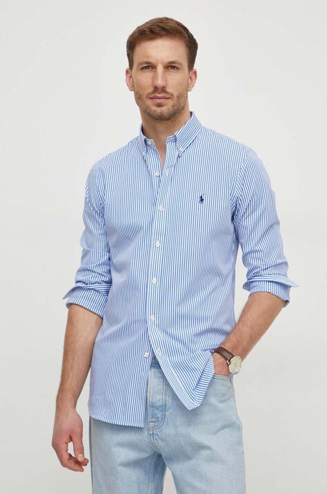 Polo Ralph Lauren cămașă bărbați, cu guler button-down, slim 710929344
