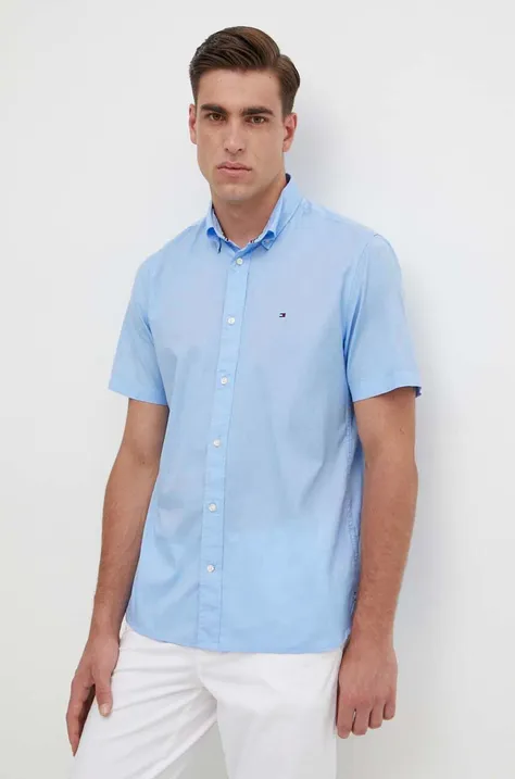 Bavlněná košile Tommy Hilfiger regular, s límečkem button-down