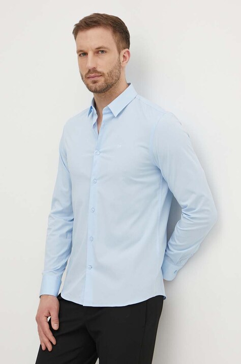Calvin Klein camasa barbati, cu guler clasic, slim