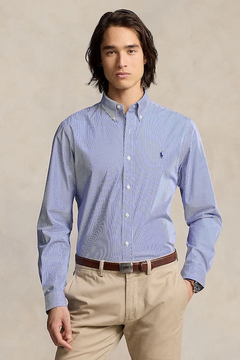 Polo Ralph Lauren ing férfi, legombolt galléros, slim