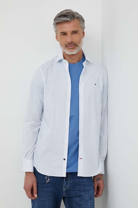 Tommy Hilfiger cămașă bărbați, cu guler clasic, slim, MW0MW34629
