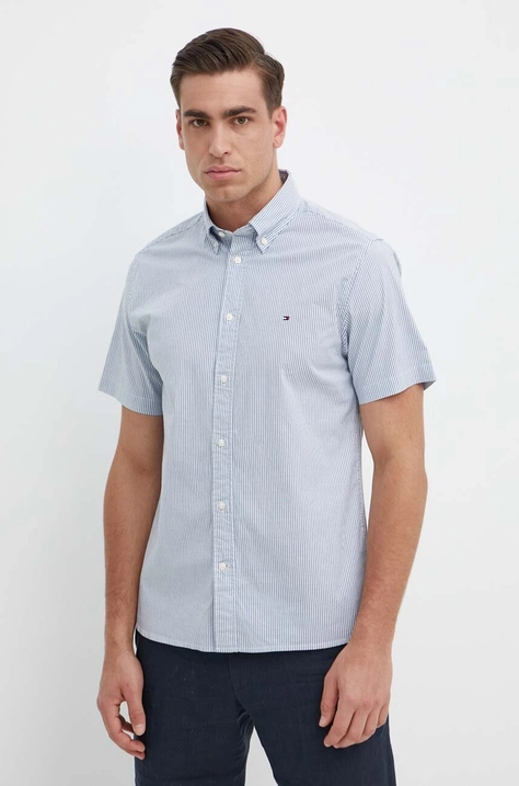 Košeľa Tommy Hilfiger pánska, regular, s golierom button-down, MW0MW36139