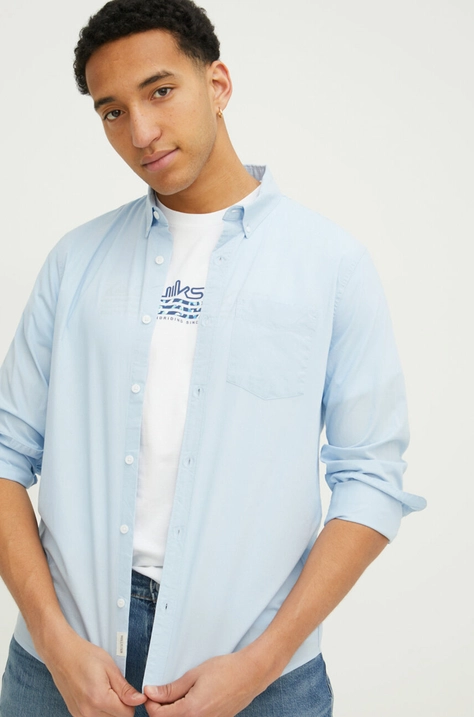 Hollister Co. camasa barbati, cu guler button-down, regular