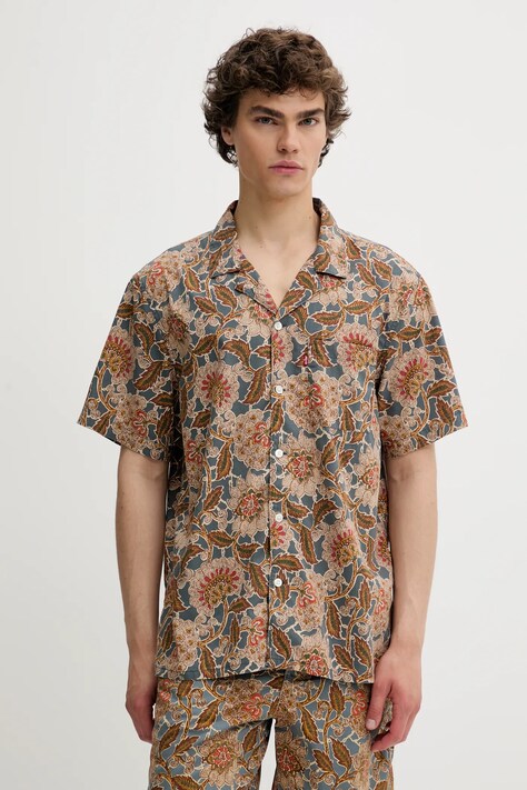 Levi's koszula męska kolor multicolor relaxed