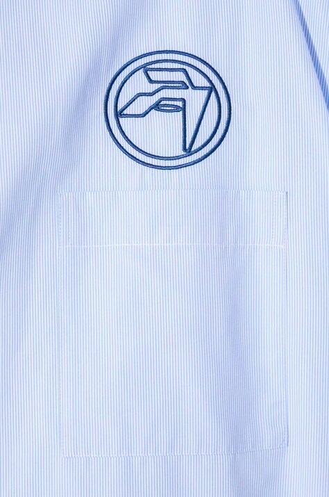 Бавовняна сорочка AMBUSH Emblem Striped S/S Shirt — фото 6