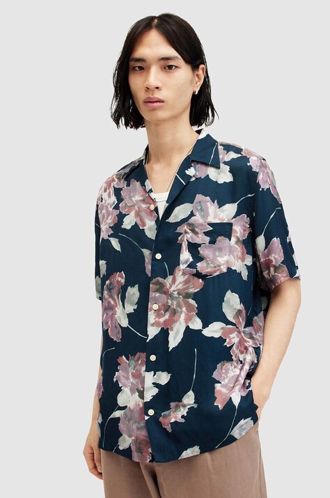 AllSaints camasa ZINNIA barbati, relaxed