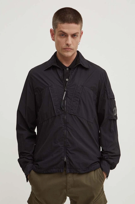 C.P. Company geacă Taylon L Zipped pentru bărbați, culoarea negru, e tranziție 16CMSH111A005783G