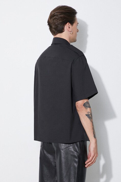 Сорочка Neil Barrett Loose Military Police Detail Short Sleeve Shirt — фото 3
