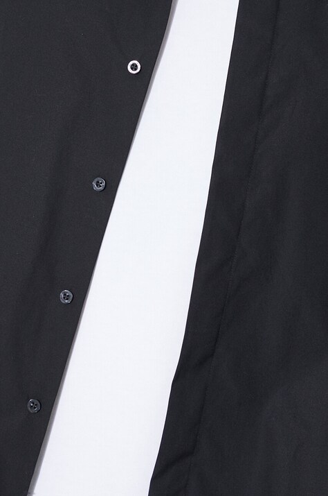 Бавовняна сорочка Neil Barrett Loose Double Layer Short Sleeve Shirt — фото 6