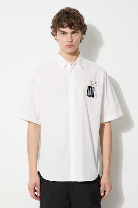 Undercover cotton shirt men's white color UC1D4407