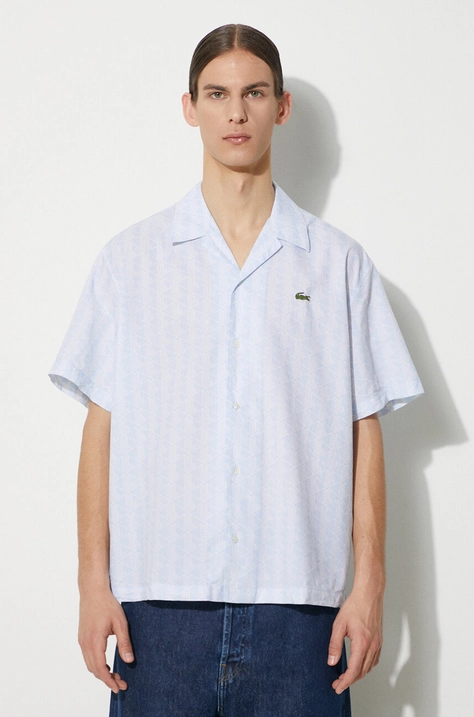 Lacoste camicia uomo colore blu  CH8792