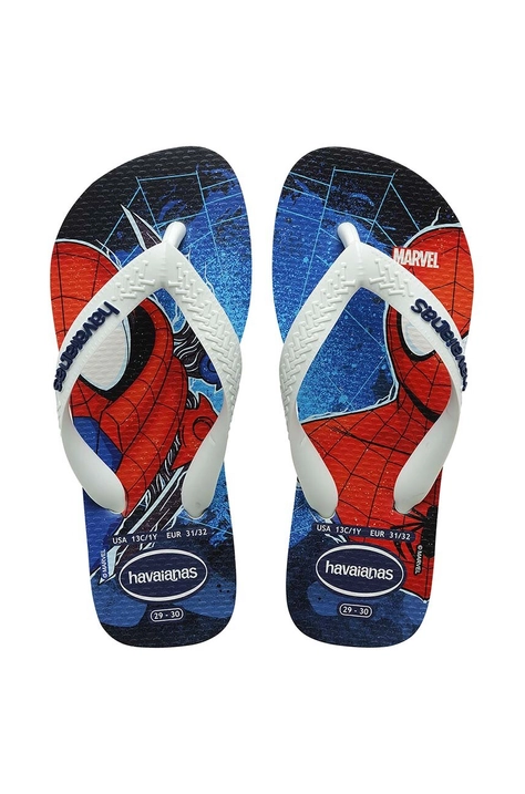 Дитячі в'єтнамки Havaianas KIDS TOP MARVELI колір синій