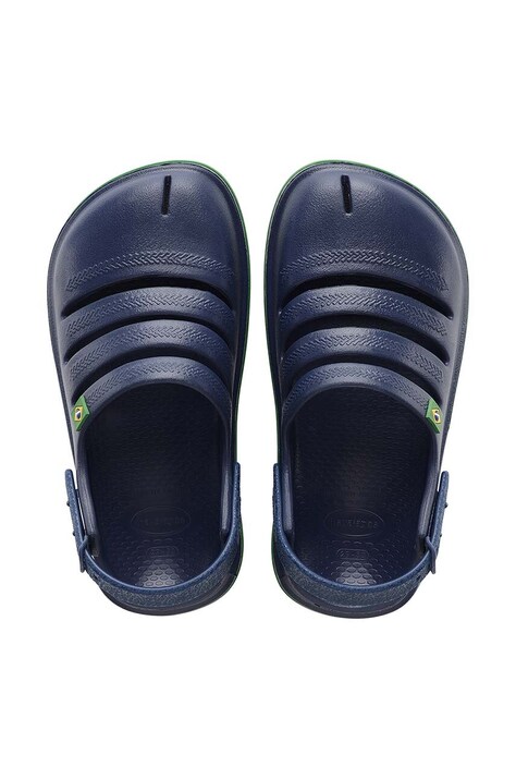 Детские шлепанцы Havaianas KIDS CLOG BRASIL цвет синий