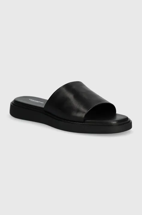 Шкіряні шльопанці Vagabond Shoemakers CONNIE жіночі колір чорний 5757-201-20