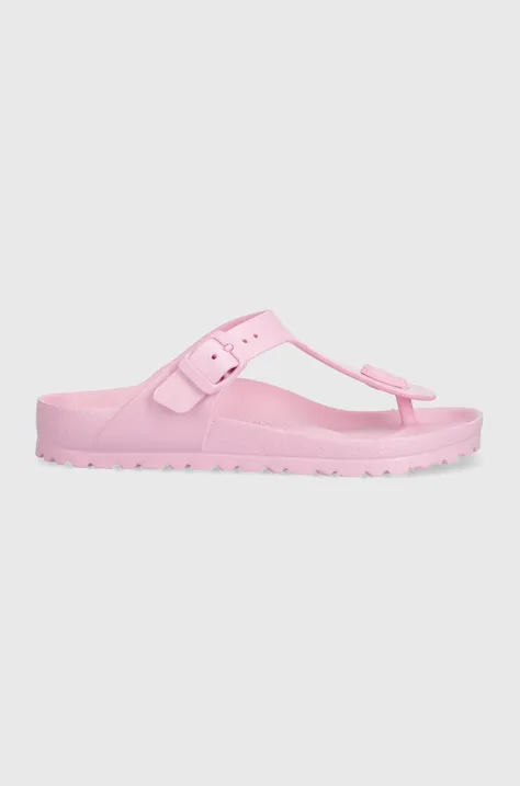 Birkenstock flip flops Gizeh EVA women's pink color 1027352