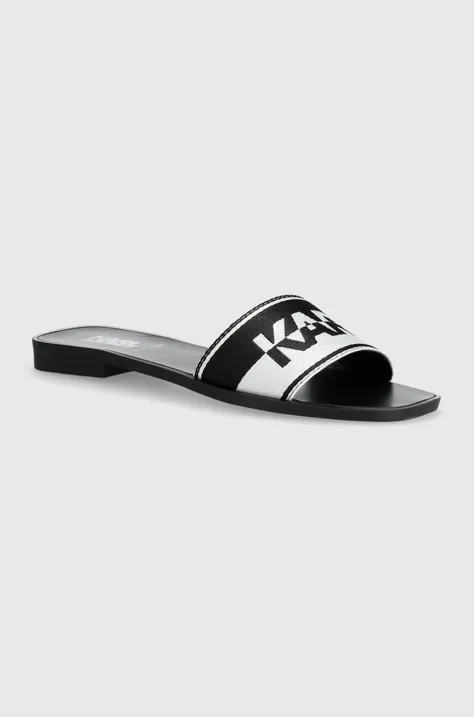 Karl Lagerfeld papucs SKOOT SOLAIRE fekete, női, KL80424