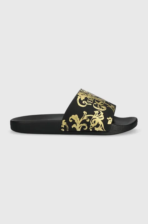 Versace Jeans Couture papucs Shelly fekete, női, 76VA3SQ3 ZS365 G89