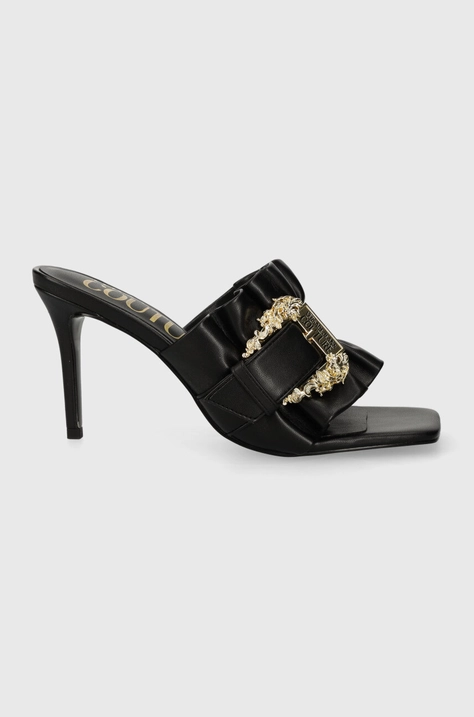 Versace Jeans Couture papucs Emily fekete, női, tűsarkú, 76VA3S70 71570 899