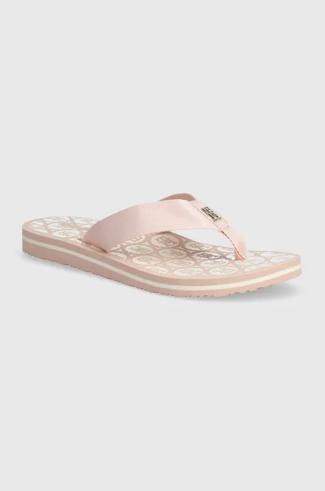 Tommy Hilfiger infradito TH EMBLEM BEACH SANDAL donna colore rosa FW0FW07900