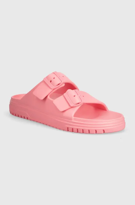Armani Exchange papuci femei, culoarea roz, XDP043 XV821 01304