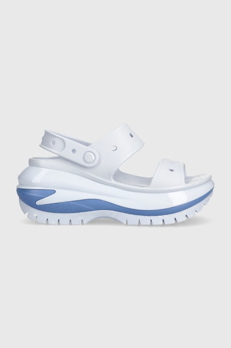 Шлепанцы Crocs Classic Mega Crush Sandal женские на платформе 207989