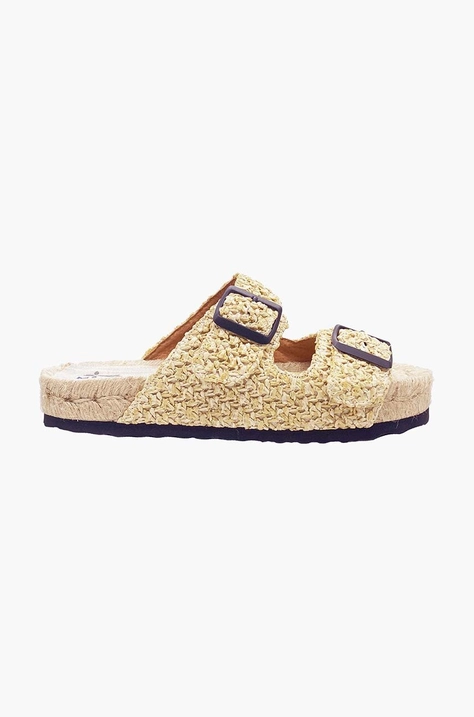 Manebi klapki Yucatán Nordic Sandals damskie kolor beżowy V 2.7 R0