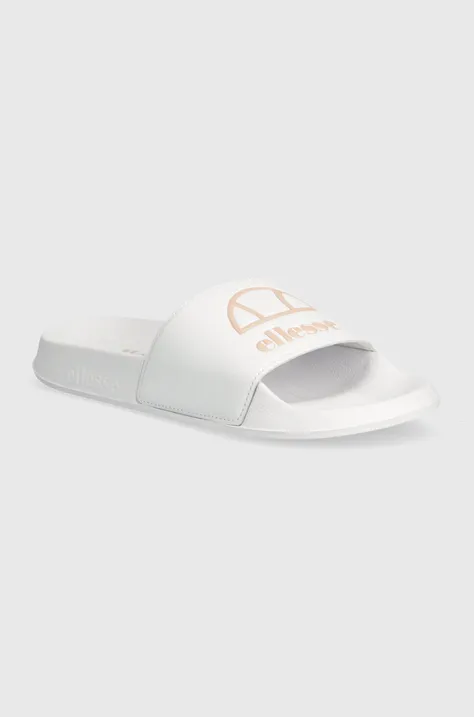 Pantofle Ellesse Fellentini Slide dámské, bílá barva, SGVF0742