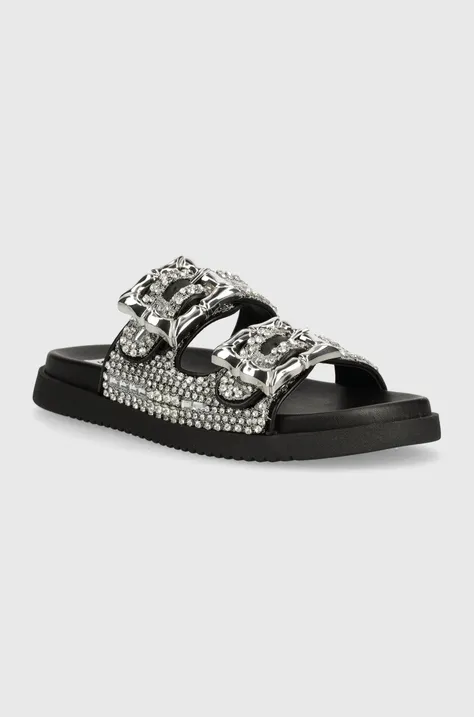 Steve Madden ciabatte slide Majesta donna colore argento SM11003150