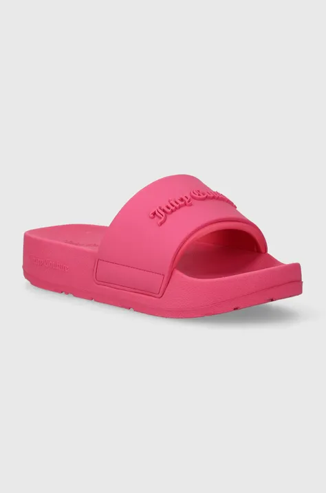 Pantofle Juicy Couture BREANNA dámské, růžová barva, na platformě, JCFYL128006