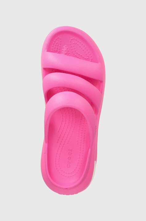 Шльопанці Crocs Mega Crush Triple Strap — SS24-KLD0OR, рожевий — фото 4