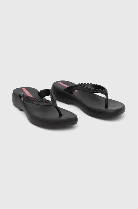 Ipanema flip-flop VERANO FEM fekete, női, platformos, 27079-AP905