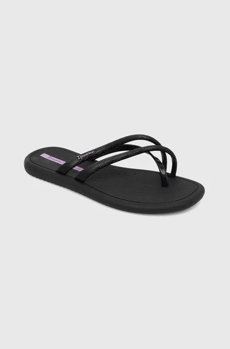 Ipanema flip-flop MEU SOL THON fekete, női, lapos talpú, 27133-AV906