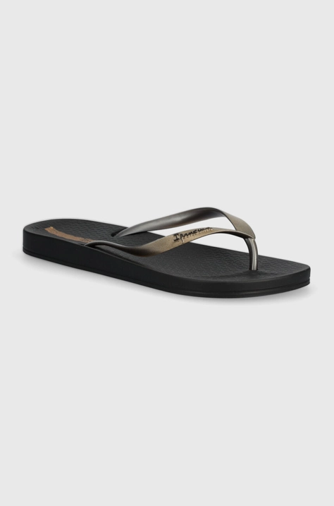 Ipanema flip-flop ANATOMICA SH fekete, női, lapos talpú, 27183-AV441